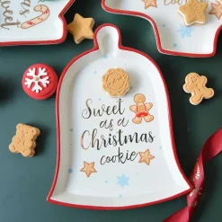 Assiette Déco De Noël - Etoile, Père Noël, Gant, étoile