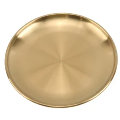 Assiette Dorée De Noël