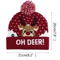 Bonnet De Noël Clignotant