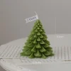 Bougie De Noël - Sapin Vert Foncé