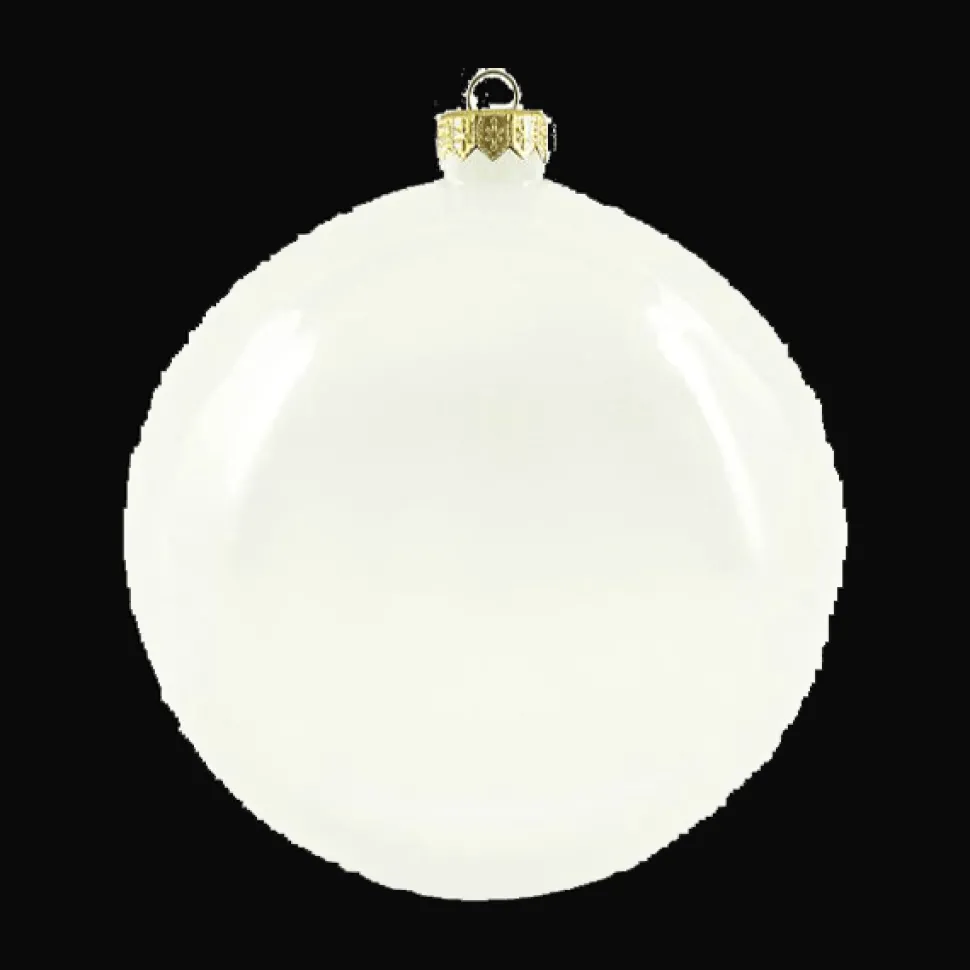 Boule De Noël Brillante XXL Blanche