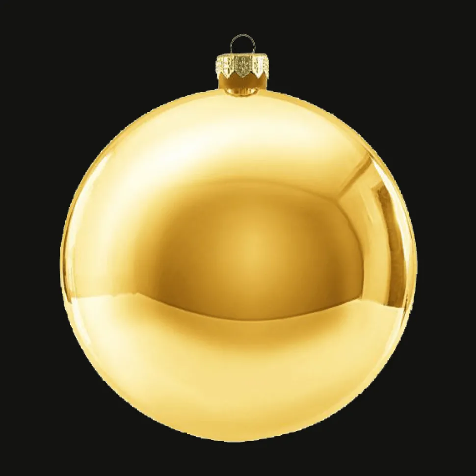 Boule De Noël Brillante XXL Dorée