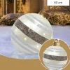 Boule De Noël Gonflable 60 Cm - Argent