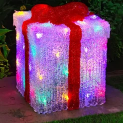 Cadeau LED Multicolore En Acrylique
