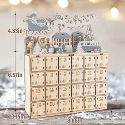 Calendrier De L'avent Paysage Noël