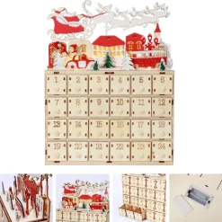 Calendrier De L'avent Père Noel (LED)
