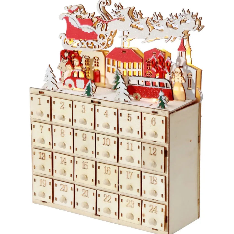 Calendrier De L'avent Père Noel (LED)