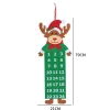 Calendrier De L'avent Renne En Feutrine
