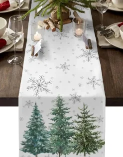 Chemin De Table Noël Argent