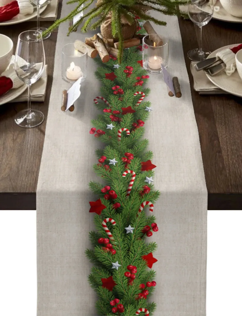 Chemin De Table Noël Nature