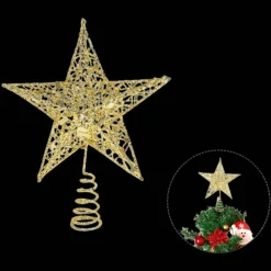 Cimier De Sapin De Noël étoile - Or 2