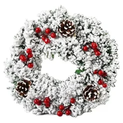 Couronne De Noël Blanche