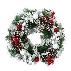 Couronne De Noël Blanche