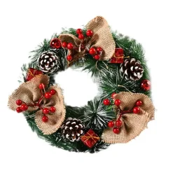 Couronne De Noël Pour Cheminée