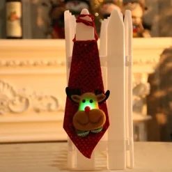 Cravate De Noël Lumineuse