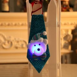 Cravate De Noël Lumineuse