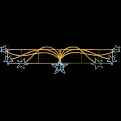 Décor De Rue De Noël - Ligne étoilée 3,5m