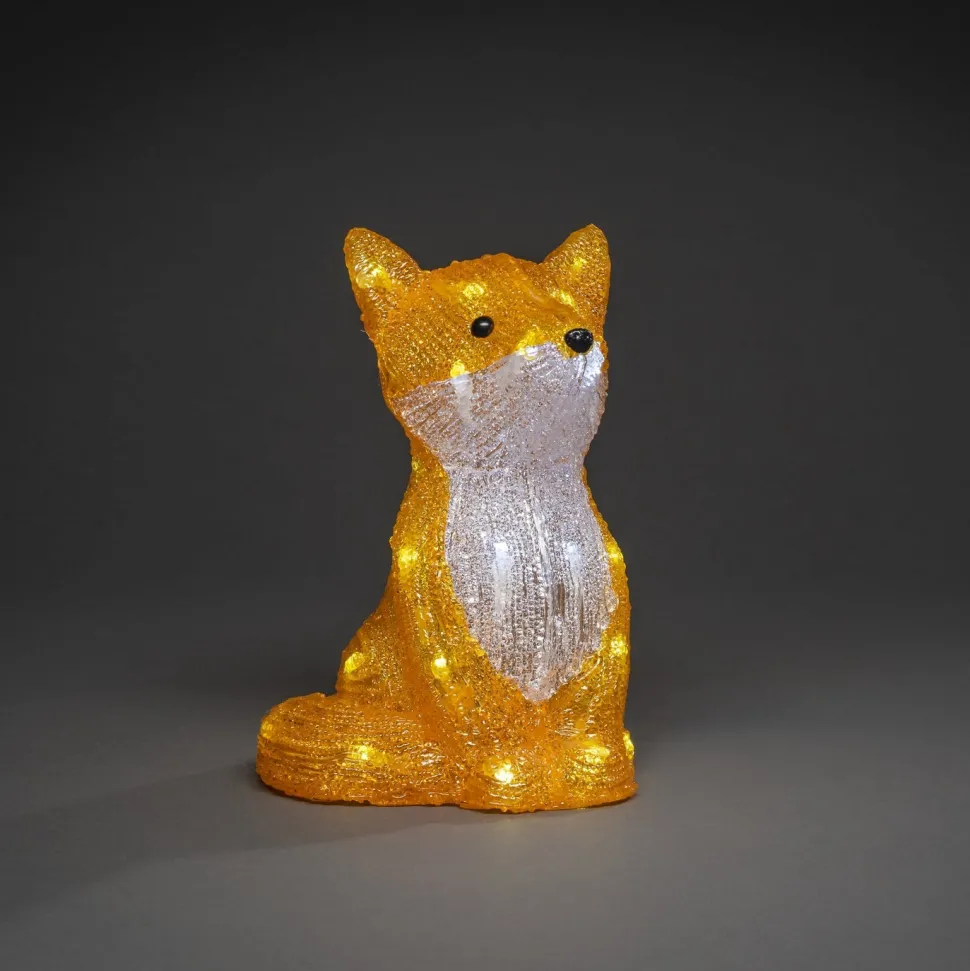 Décoration De Noël En Acrylique - Renard Assis