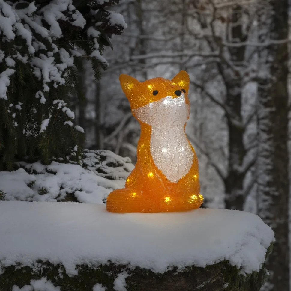 Décoration De Noël En Acrylique - Renard Assis