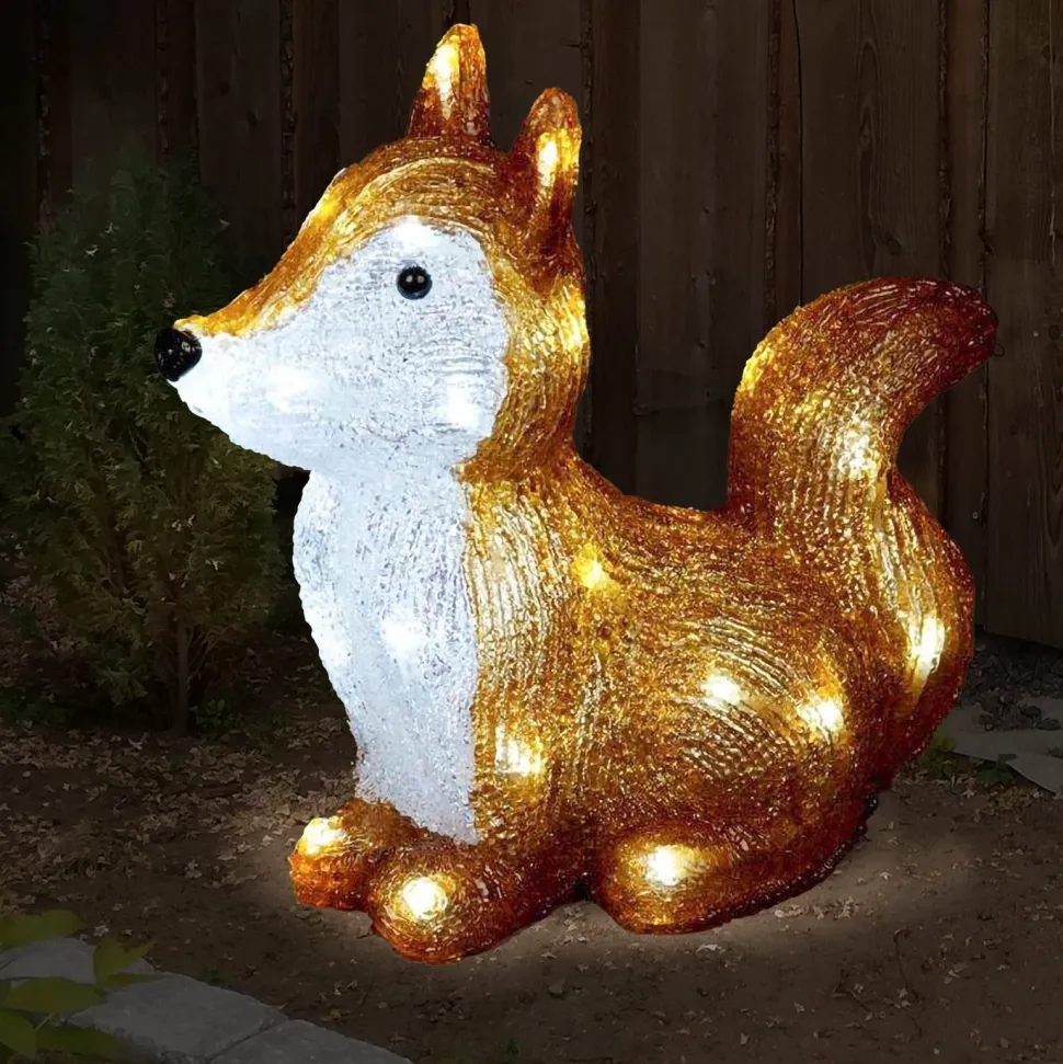 Décoration De Noël En Acrylique - Renard Mignon