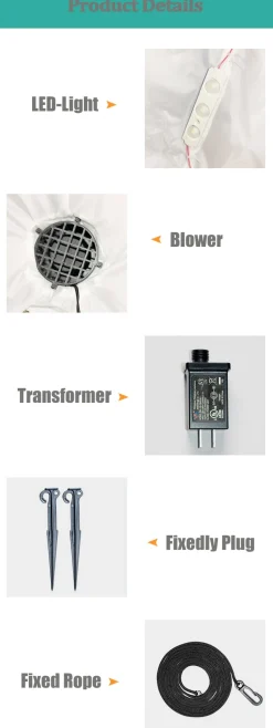 Deco Noël Gonflable : Boule De Neige Bonhomme De Neige Et Père Noël