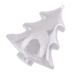 Forme En Plastique Transparent En Deux Parties : Sapin