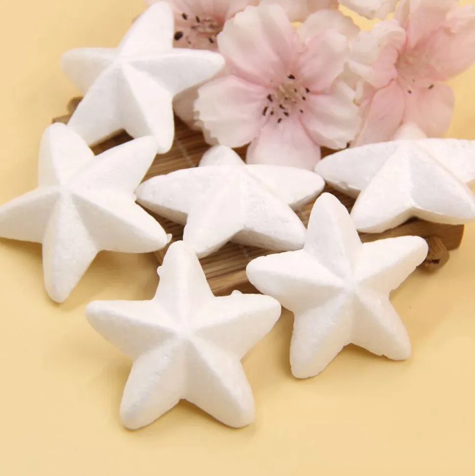 Forme En Polystyrène : 20 étoiles De 4.8 Cm