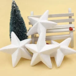 Forme En Polystyrène : 10 étoiles De 7.4 Cm