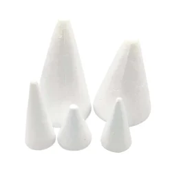 Forme En Polystyrène : Cône De Noël