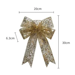 Gros Noeud Pour Sapin De Noël