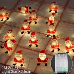 Guirlande De Noël Leds - Père Noël