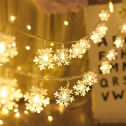 Guirlande Lumineuse - Flocons Blancs