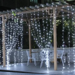 Guirlande Lumineuse Rideau Blanc LED