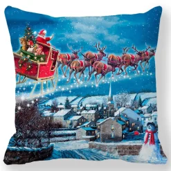 Housse De Coussin Avec Des Motifs De Noël