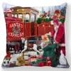 Housse De Coussin De Noël Rouge