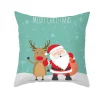 Housse De Coussin De Noël : Renne Et Père Noël