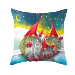 Housse De Coussin Noël Vert