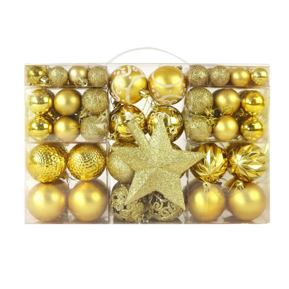 Kit De Décorations De Noël Or