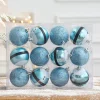 Lot De 12 Boules De Noël - Mère Noël
