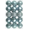 Lot De 30 Boules De Noël Bleues 6 Cm