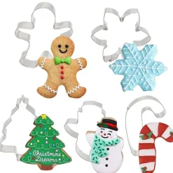 Lot De 5 Emporte-pièces De Noël