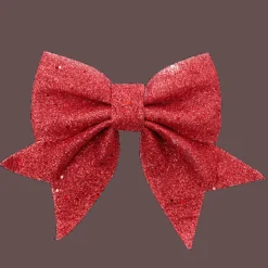 Lot De 4 Noeuds De Noël Rouges