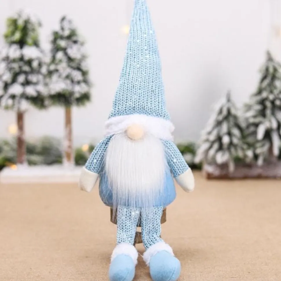 Lutin De Noël Décoration - Bleu