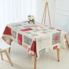 Nappe De Noël En Tissu Rectangulaire