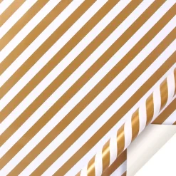 Papier Cadeau Blanc Et Or