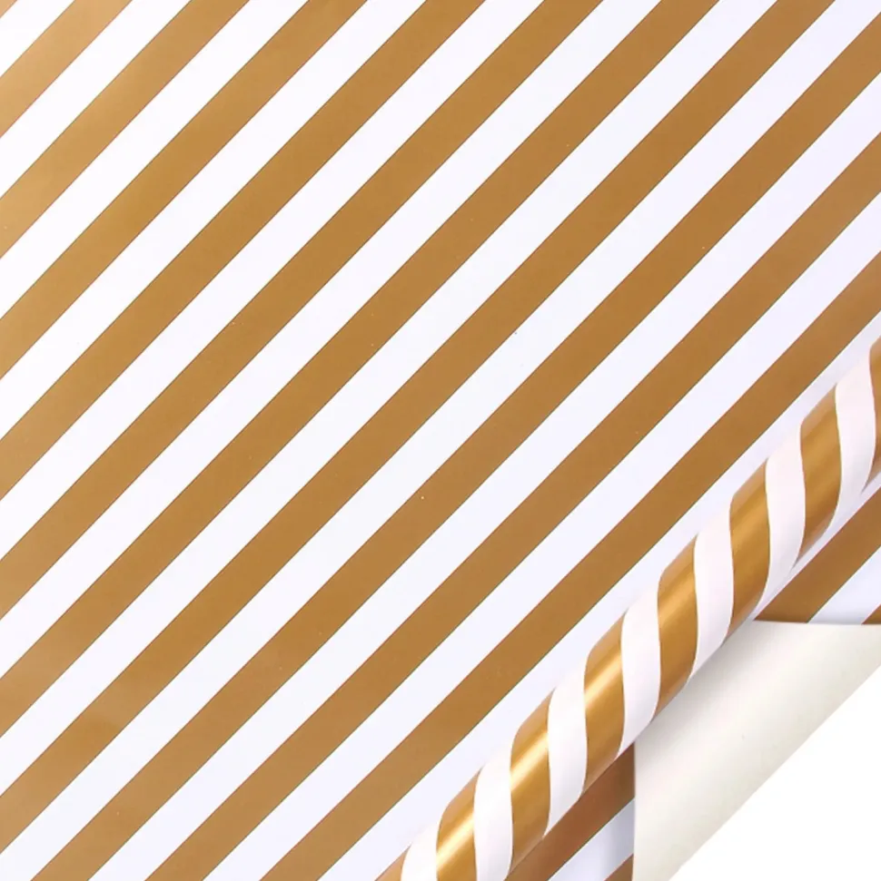 Papier Cadeau Blanc Et Or