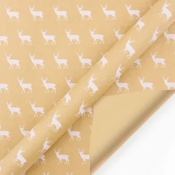 Papier Cadeau De Noël - Renne