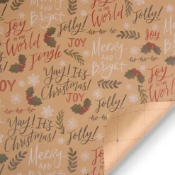 Papier Cadeau Marron