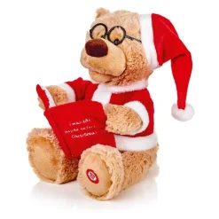 Peluche Automate Ours De Noël Racontant Une Histoire