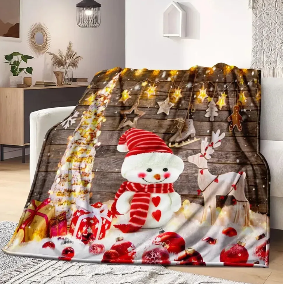 Plaid De Noël Canapé